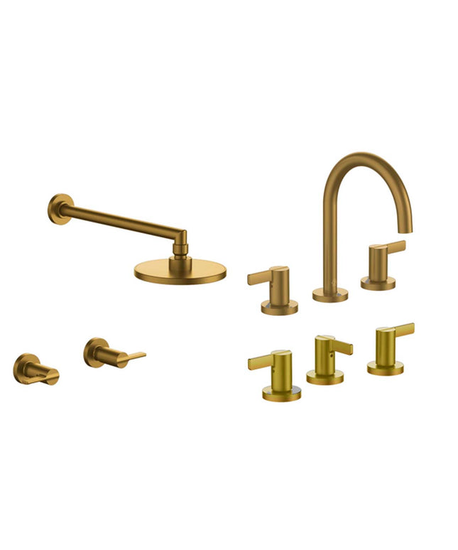 FV MAUNA BAÑERA S/TRANSF LAVATORIO Y BIDE BRUSHED BRASS