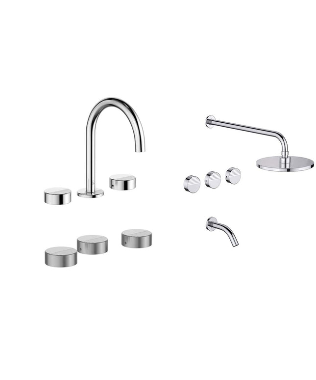 FV GRIP BAÑERA C/TRANSF LAVATORIO Y BIDE CROMO