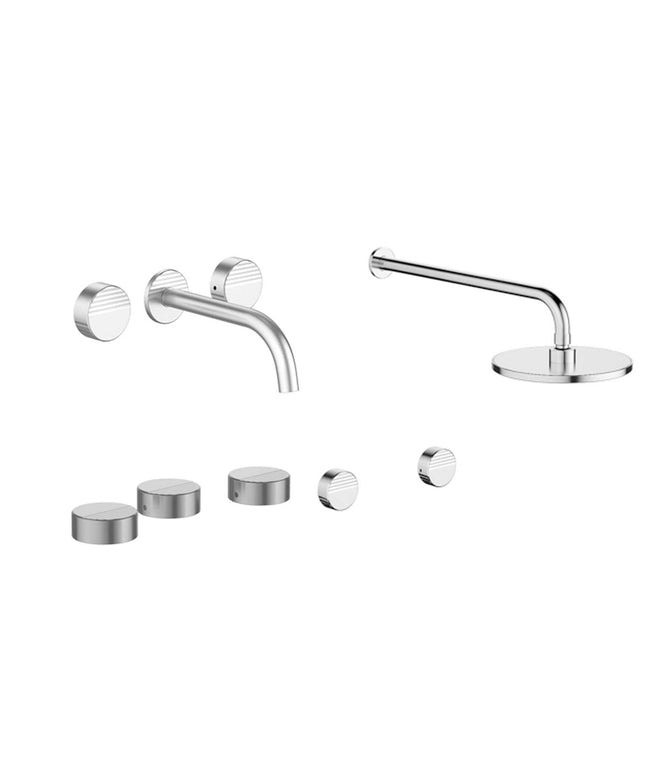 FV GRIP BAÑERA S/TRANSF LAVATORIO PARED Y BIDE CROMO