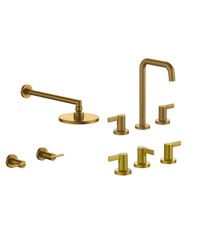 FV MAUNA BAÑERA S/TRANSF LAVATORIO Y BIDE BRUSHED BRASS