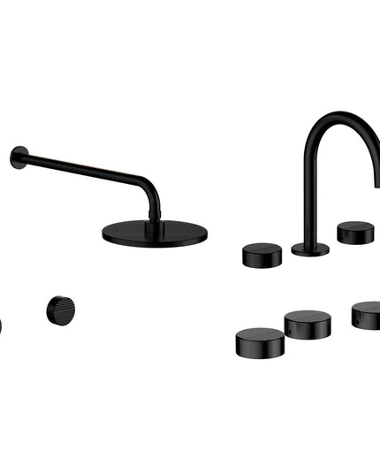 FV GRIP BAÑERA S/TRANSF LAVATORIO Y BIDE NEGRO MATE