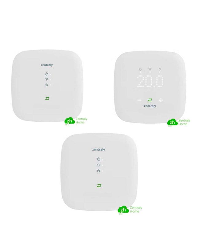 KIT ZENTRALY TERMOSTATO AMBIENTE INALAMBRICO