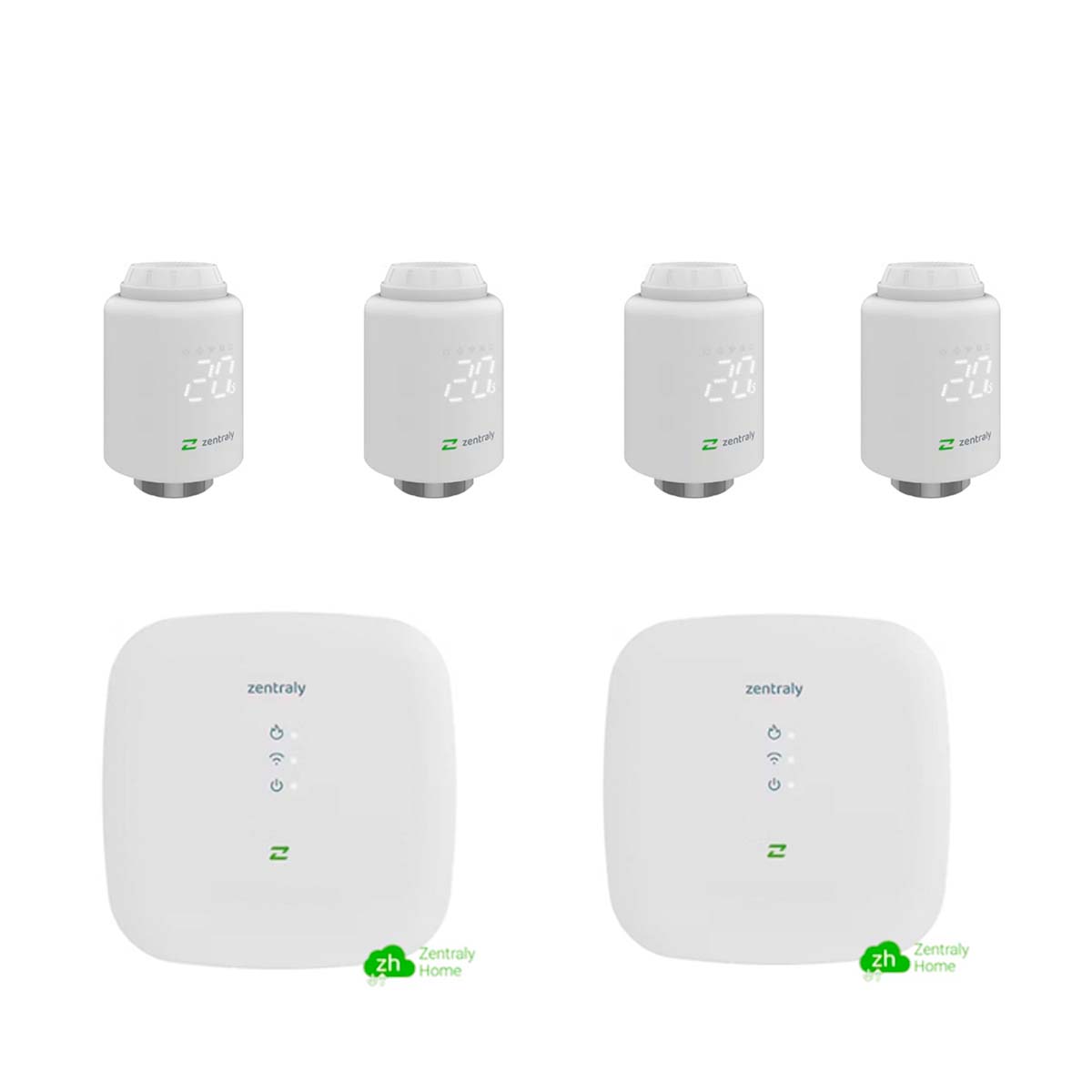 ZENTRALY 4 TRV ZENTRALY HOME + PUERTA DE ENLACE Y MODULO CALDERA