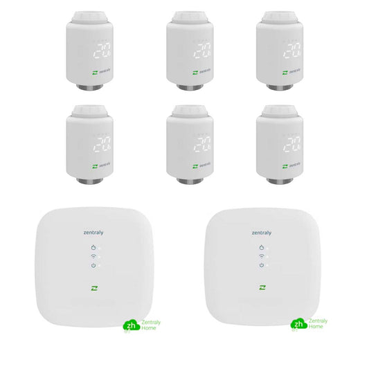ZENTRALY 6 TRV ZENTRALY HOME + PUERTA DE ENLACE Y MODULO CALDERA