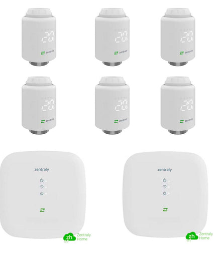 ZENTRALY 6 TRV ZENTRALY HOME + PUERTA DE ENLACE Y MODULO CALDERA