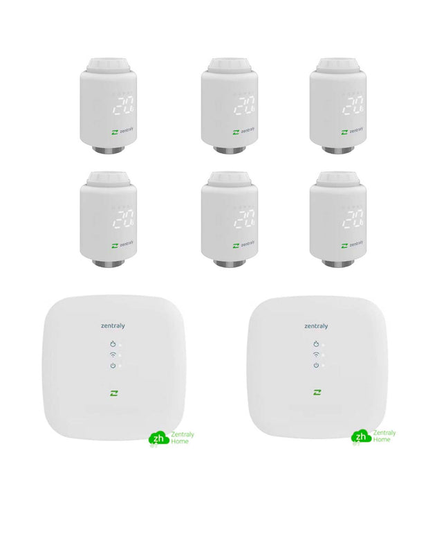 ZENTRALY 6 TRV ZENTRALY HOME + PUERTA DE ENLACE Y MODULO CALDERA