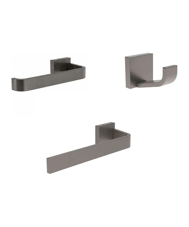 KIT ACCESORIOS BAÑO FV CHALTEN 3 PIEZAS SATYN GREYSTONE SATYN