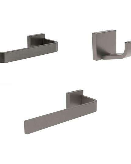 KIT ACCESORIOS BAÑO FV CHALTEN 3 PIEZAS SATYN GREYSTONE SATYN