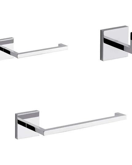 KIT ACCESORIOS BAÑO FV DOMINIC 3 PIEZAS CROMO