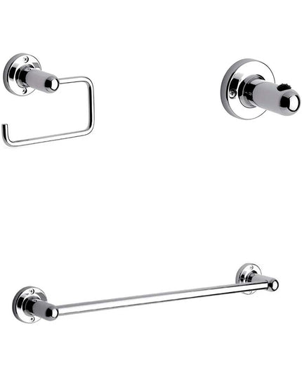 KIT ACCESORIOS BAÑO FV ALLEGRO 3 PIEZAS CROMADO