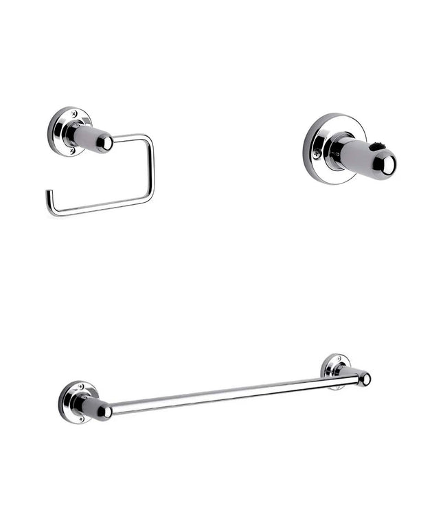 KIT ACCESORIOS BAÑO FV ALLEGRO 3 PIEZAS CROMADO