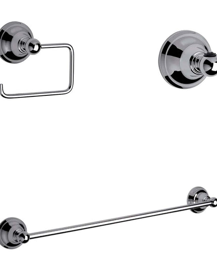 KIT ACCESORIOS BAÑO FV NEWPORT 3 PIEZAS CROMO