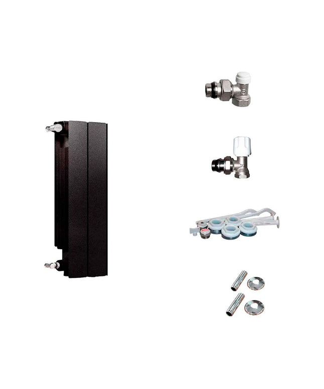 PEISA RADIADOR BROEN 350 NG 2 ELEMENTOS + KIT DE INSTALACION