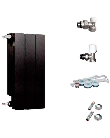PEISA RADIADOR BROEN 350 NG 3 ELEMENTOS + KIT DE INSTALACION