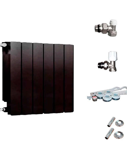 PEISA RADIADOR BROEN 350 NG 6 ELEMENTOS + KIT DE INSTALACION