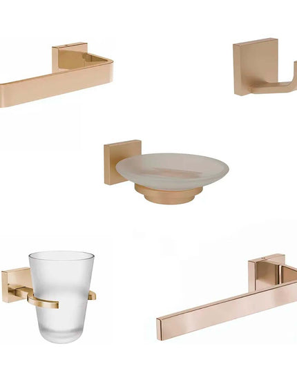 FV KIT ACCESORIOS BAÑO CHALTEN 5 PIEZAS POLISHED BRASS