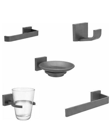 FV KIT ACCESORIOS BAÑO CHALTEN 5 PIEZAS SATYN GREYSTONE