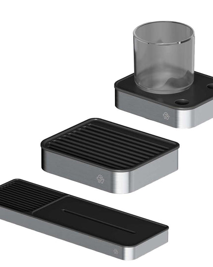 FV KIT ACCESORIOS BAÑO INOX ONE ACERO INOXIDABLE 3 PIEZAS 0168.01/I1-AI + 0168/I1-AI + 0169/I1-AI</p><p>