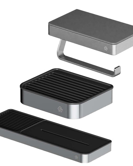 FV KIT ACCESORIOS BAÑO INOX ONE ACERO PULIDO 3 PIEZAS 0167/I1-AP + 0168.01/I1-AP + 0168/I1-AP