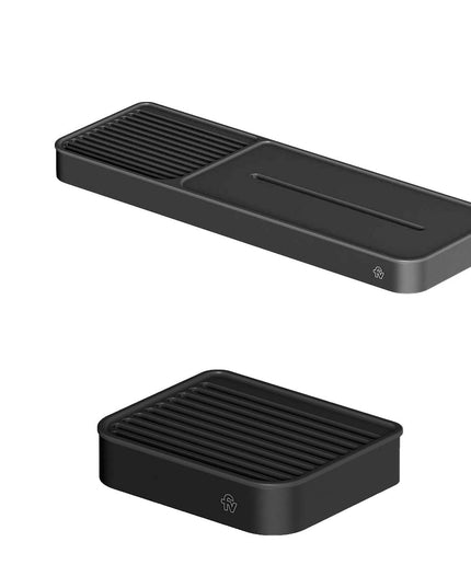 FV KIT ACCESORIOS BAÑO INOX ONE NEGRO 2 PIEZAS 0168.01/I1-NG + 0168/I1-NG