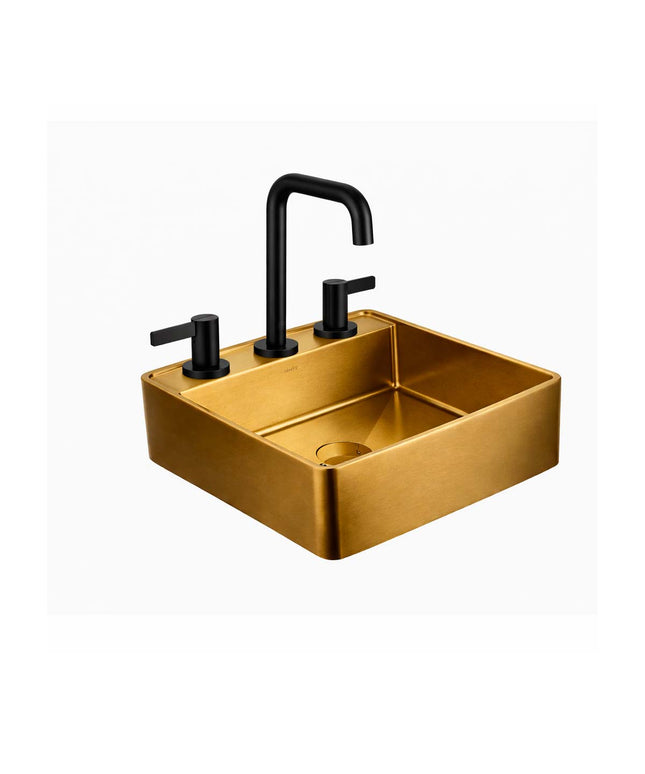 COMBO BACHA APOYAR FERRUM MOLA ACERO INOXIDABLE LC413-GB 3AG + LAVATORIO FV 0207A/G8-NG