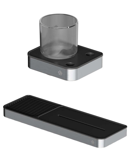 FV KIT ACCESORIOS BAÑO INOX ONE ACERO INOXIDABLE 2 PIEZAS 0168.01/I1-AI + 0169/I1-AI</p><p>