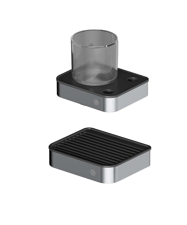 FV KIT ACCESORIOS BAÑO INOX ONE ACERO PULIDO 2 PIEZAS 0168/I1-AP + 0169/I1-AP</p><p>