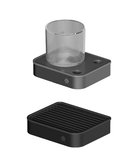 FV KIT ACCESORIOS BAÑO INOX ONE NEGRO 2 PIEZAS 0168/I1-NG + 0169/I1-NG</p><p>
