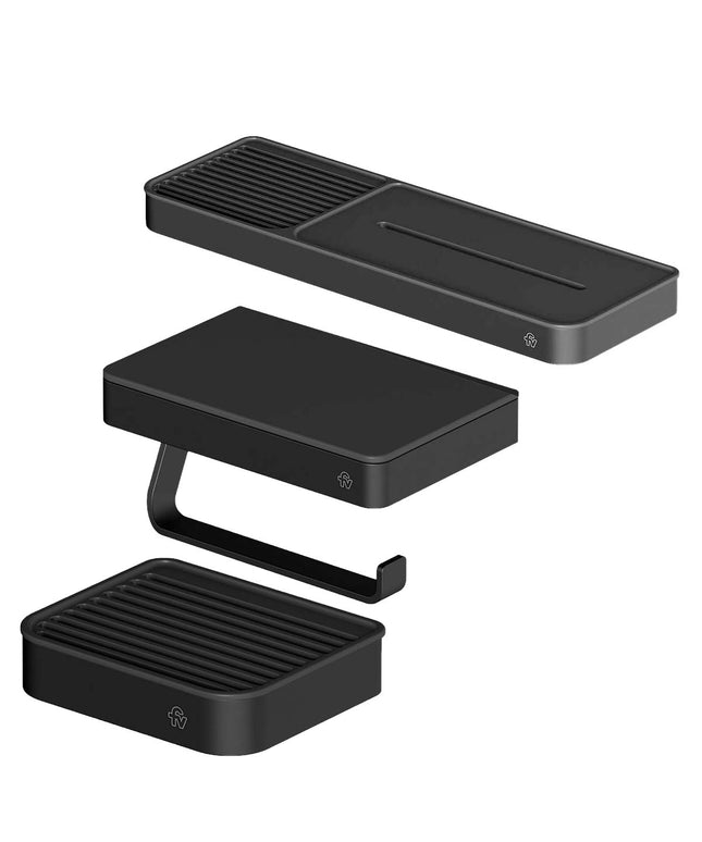 FV KIT ACCESORIOS BAÑO INOX ONE NEGRO 3 PIEZAS 0167/I1-NG + 0168.01/I1-NG + 0168/I1-NG</p><p>