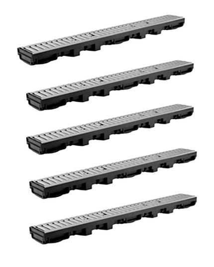 CANAL DURATOP H 55X1M REJA METALICA 5 UNIDADES
