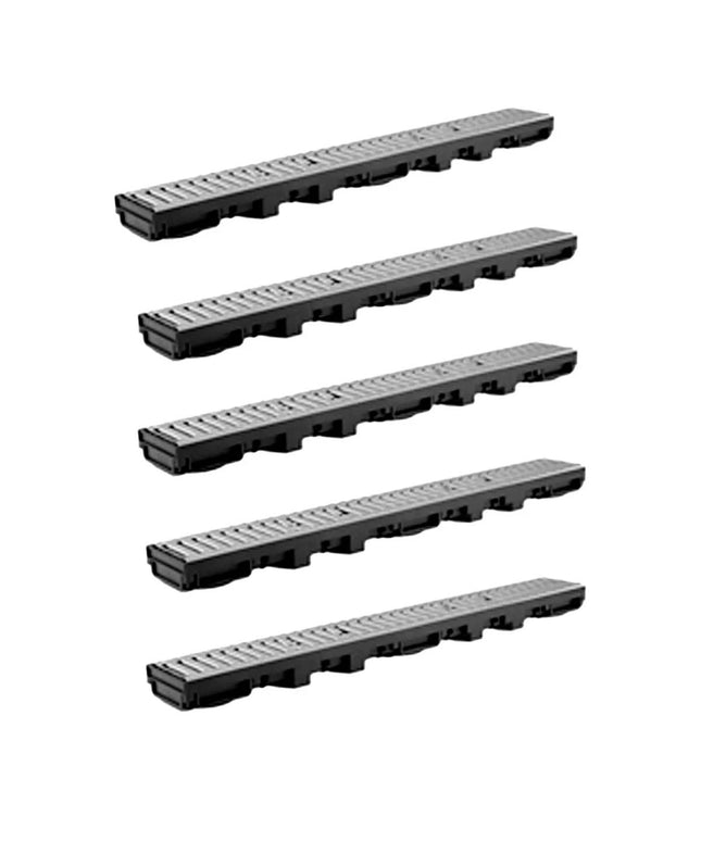 CANAL DURATOP H 55X1M REJA METALICA 5 UNIDADES