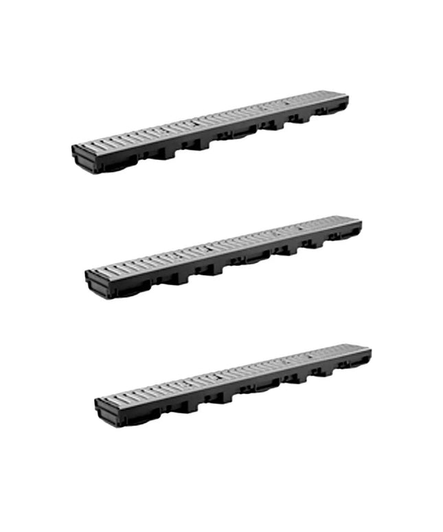 CANAL DURATOP H 55X1M REJA METALICA 3 UNIDADES