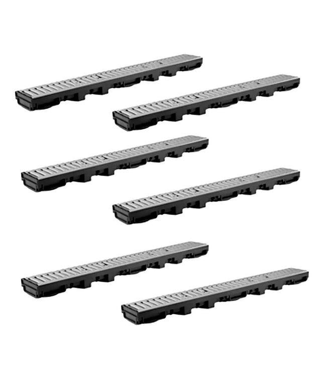 CANAL DURATOP H 55X1M REJA METALICA 6 UNIDADES