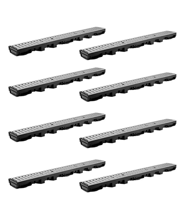 CANAL DURATOP H 55X1M REJA METALICA 8 UNIDADES