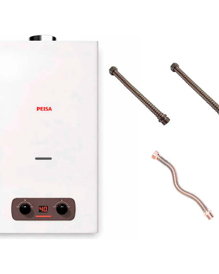 PEISA CALEFON A GAS TN 14L TIRO NATURAL 10002642 Y FLEXIBLES