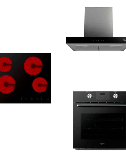 MIDEA CAMPANA EXTRACTORA HUMO ANAFE Y HORNO