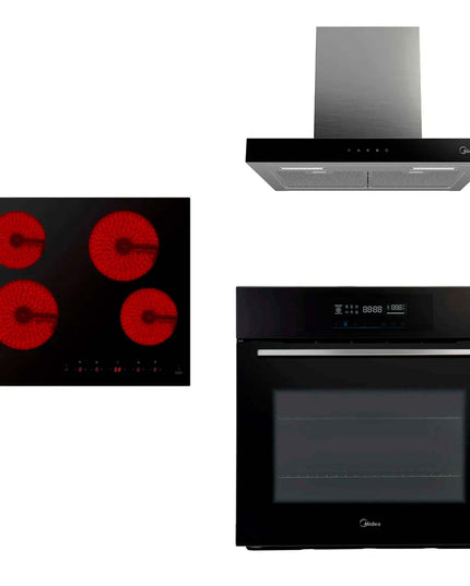 MIDEA CAMPANA EXTRACTORA HUMO ANAFE Y HORNO