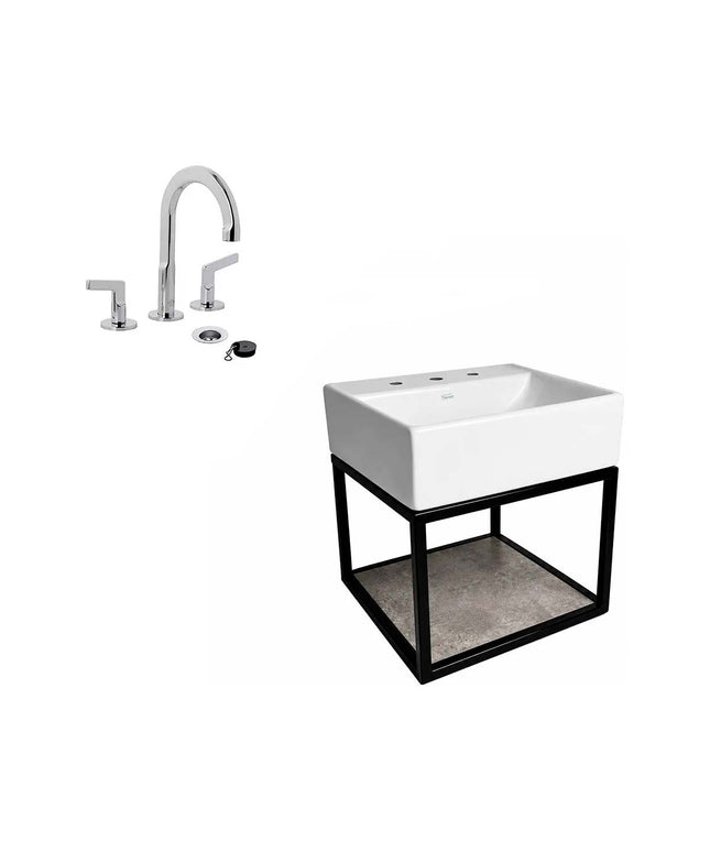 FERRUM TORI MUEBLE CAÑO LAVATORIO 3A Y GRIFERIA 0207/H6 FV