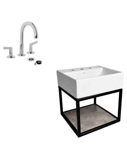 FERRUM TORI MUEBLE CAÑO LAVATORIO 3A Y GRIFERIA 0207/H6 FV