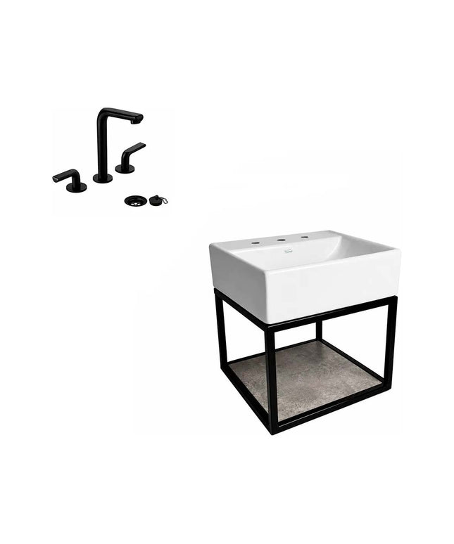 FERRUM TORI MUEBLE CAÑO LAVATORIO Y GRIFERIA 0207/N2-NG FV