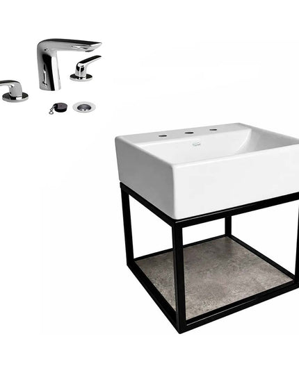 FERRUM TORI MUEBLE CAÑO LAVATORIO 3A Y GRIFERIA 0207/I2 FV