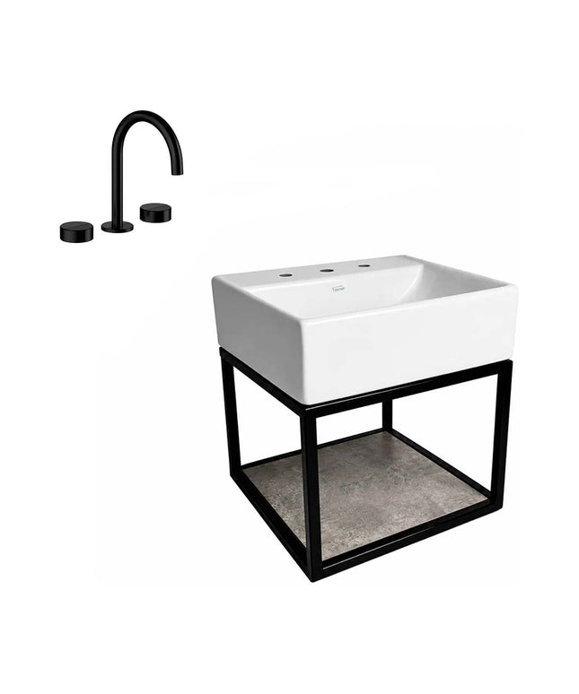 FERRUM TORI MUEBLE CAÑO LAVATORIO Y GRIFERIA 0207/I8-NG FV