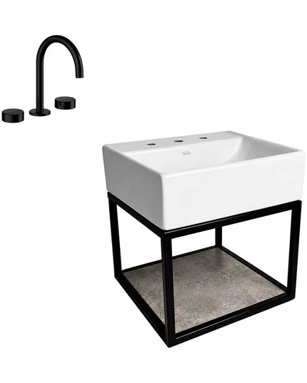 FERRUM TORI MUEBLE CAÑO LAVATORIO Y GRIFERIA 0207/I8-NG FV