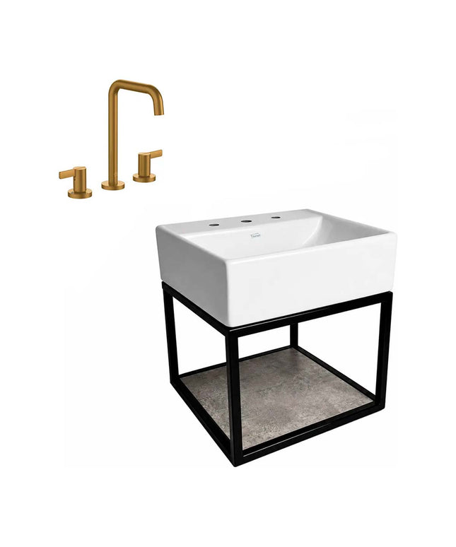FERRUM TORI MUEBLE CAÑO LAVATORIO Y GRIFERIA 0207A/G8-BB FV