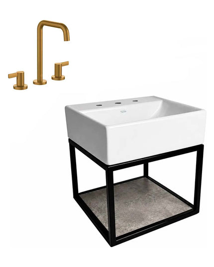 FERRUM TORI MUEBLE CAÑO LAVATORIO Y GRIFERIA 0207A/G8-BB FV