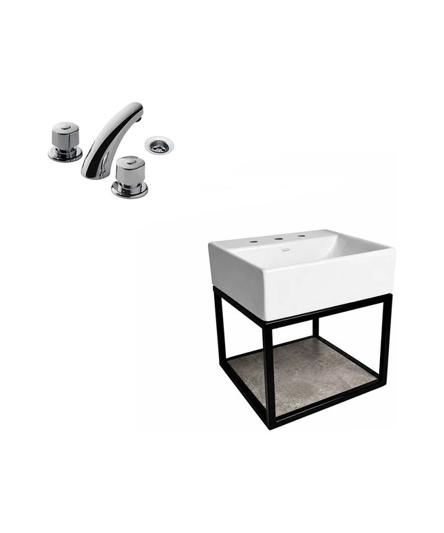 FERRUM TORI MUEBLE CAÑO LAVATORIO 3A Y GRIFERIA 0207/B1 FV