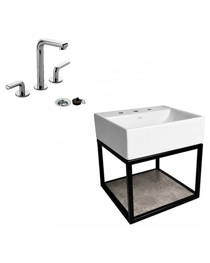 FERRUM TORI MUEBLE CAÑO LAVATORIO 3A Y GRIFERIA 0207/N2 FV