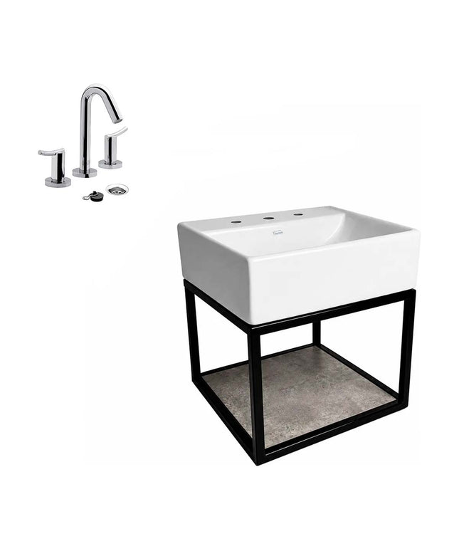 FERRUM TORI MUEBLE CAÑO LAVATORIO 3A Y GRIFERIA 0207/39 FV