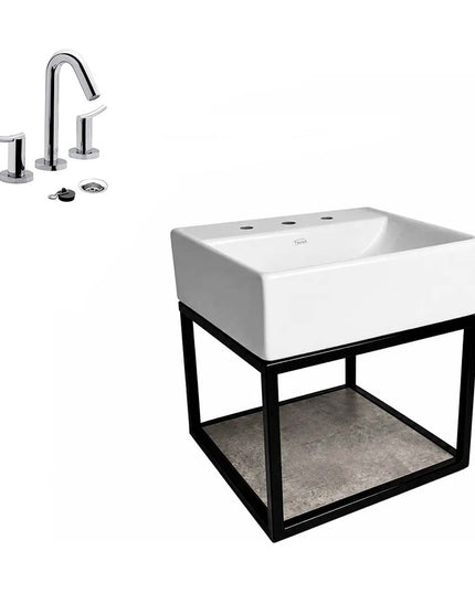 FERRUM TORI MUEBLE CAÑO LAVATORIO 3A Y GRIFERIA 0207/39 FV