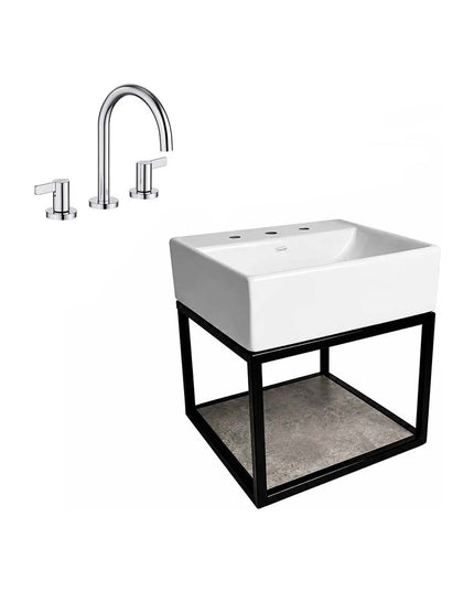 FERRUM TORI MUEBLE CAÑO LAVATORIO 3A Y GRIFERIA 0207/8 FV